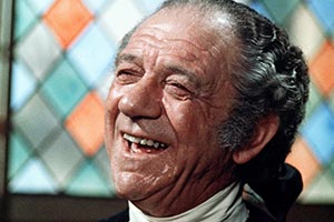 Carry On Dick. Richard 'Big Dick' Turpin / Reverend Flasher (Sid James). Copyright: Peter Rogers Productions