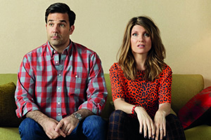 Catastrophe. Image shows from L to R: Rob (Rob Delaney), Sharon (Sharon Horgan). Copyright: Avalon Television