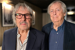 Dick Clement And Ian La Frenais Remember... Porridge. Image shows left to right: Ian La Frenais, Dick Clement