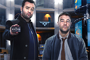 Code 404. Image shows from L to R: DI John Major (Daniel Mays), DI Roy Carver (Stephen Graham)