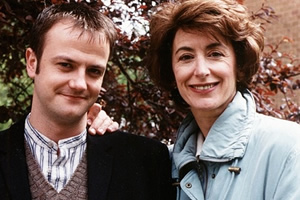 Cold Enough For Snow. Image shows from L to R: Neil (Benedict Sandiford), Shani Whittle (Maureen Lipman)