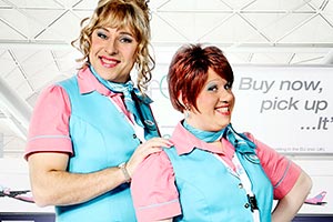 Come Fly With Me. Image shows from L to R: David Walliams, Matt Lucas