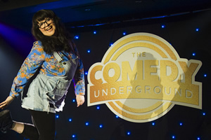 The Comedy Underground. Ashley Storrie. Copyright: Dabster Productions