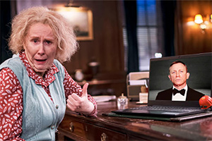 Comic Relief. Image shows from L to R: Nan (Catherine Tate), James Bond (Daniel Craig). Copyright: BBC