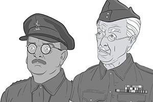 Captain Mainwaring. Credit: BBC Studios