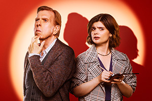 Death Valley. Image shows left to right: John Chapel (Timothy Spall), Janie Mallowan (Gwyneth Keyworth)