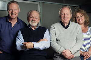 Desolation Jests. Image shows from L to R: Rory Bremner, David Jason, John Bird, Jan Ravens. Copyright: BBC