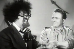 Down Among The Z Men. Image shows from L to R: Professor Osric Pureheart (Michael Bentine), Harry Jones (Harry Secombe)