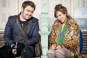 Elephant. Image shows from L to R: Him (Nick Helm), Her (Esther Smith)