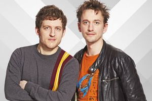 Image shows from L to R: Elis James, John Robins