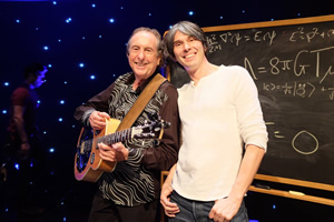 Image shows from L to R: Eric Idle, Brian Cox