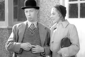 Feather Your Nest. Image shows from L to R: Willie Piper (George Formby), Mary Taylor (Polly Ward). Copyright: Associated Talking Pictures