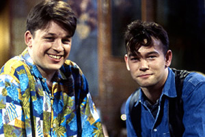 Fist Of Fun. Image shows left to right: Richard Herring, Stewart Lee