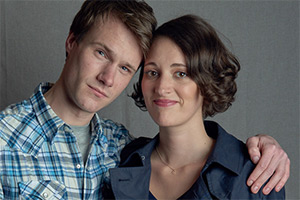 Fleabag. Image shows left to right: Harry (Hugh Skinner), Fleabag (Phoebe Waller-Bridge)