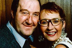For Better Or For Worse. Image shows from L to R: Bernard (Gorden Kaye), Iris (Su Pollard). Copyright: BBC