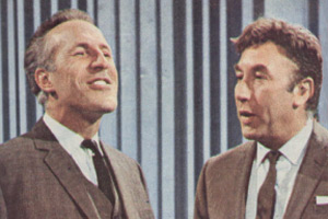 Frankie And Bruce. Image shows from L to R: Bruce Forsyth, Frankie Howerd. Copyright: ABC Television