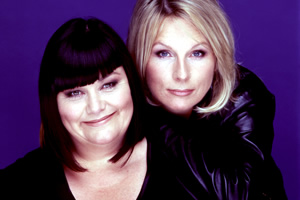 French And Saunders. Image shows from L to R: Dawn French, Jennifer Saunders French And Saunders. Image shows from L to R: Dawn French, Jennifer Saunders