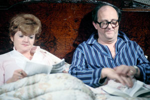 Fresh Fields. Image shows from L to R: Hester Fields (Julia McKenzie), William Fields (Anton Rodgers). Copyright: Thames Television