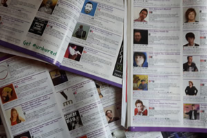 Edinburgh Fringe brochures. Copyright: BCG