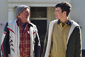 Grandfather Rights. Image shows left to right: Taid (Dewi Morris), Calum (Lewis Ford)