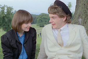 Gregory's Girl. Image shows from L to R: Susan (Clare Grogan), Gregory Underwood (John Gordon Sinclair). Copyright: Lake Films