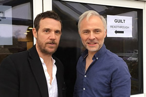 Guilt. Image shows from L to R: Jake McCall (Jamie Sives), Max McCall (Mark Bonnar)