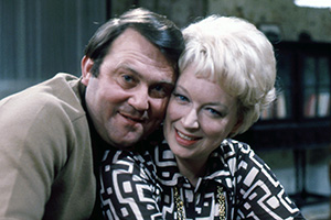 Happy Ever After. Image shows left to right: Terry Fletcher (Terry Scott), June Fletcher (June Whitfield). Credit: BBC