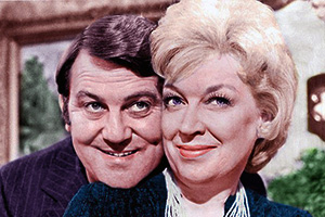 Happy Ever After. Image shows left to right: Terry Fletcher (Terry Scott), June Fletcher (June Whitfield). Credit: BBC