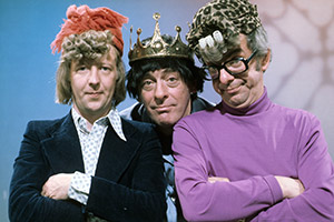 Hello Cheeky. Image shows from L to R: Tim Brooke-Taylor, John Junkin, Barry Cryer. Copyright: Yorkshire Television