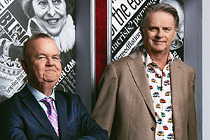 Have I Got News For You. Image shows left to right: Ian Hislop, Paul Merton. Credit: Matt Crockett