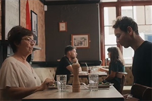 I'm Not In Love. Image shows from L to R: Mary Lloyd (Tessa Peake-Jones), Rob Lloyd (Al Weaver)