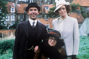 In Loving Memory. Image shows from L to R: Billy Henshaw (Christopher Beeny), Ivy Unsworth (Thora Hird), Mary Braithwaite (Sherrie Hewson). Copyright: Yorkshire Television