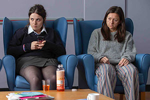 In My Skin. Image shows from L to R: Bethan (Gabrielle Creevy), Katrina (Jo Hartley)