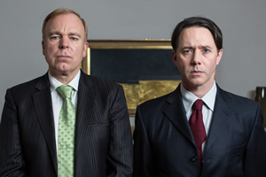 Inside No. 9. Image shows from L to R: Steve Pemberton, Reece Shearsmith. Copyright: BBC