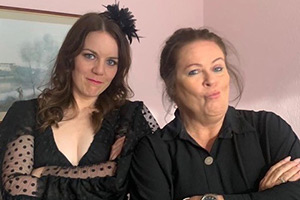 It's What She Would Have Wanted. Image shows left to right: Holly (Holly Hall), Annie's Mum (Kate Robbins)