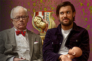 Jack Whitehall: Fatherhood With My Father. Image shows left to right: Michael Whitehall, Jack Whitehall