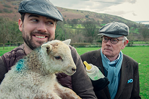 Jack Whitehall: Travels With My Father. Image shows from L to R: Jack Whitehall, Michael Whitehall