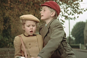 John And Julie. Image shows from L to R: Julie (Lesley Dudley), John (Colin Gibson)