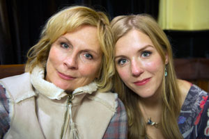 Josh. Image shows from L to R: Judith Anderson (Jennifer Saunders), Kate (Beattie Edmondson). Copyright: BBC