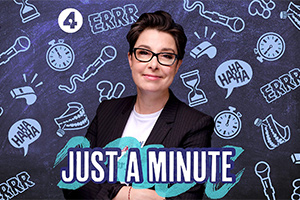 Just A Minute. Sue Perkins. Copyright: BBC Just A Minute. Sue Perkins. Copyright: BBC