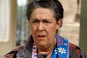 Just Like Mum. Mrs Jordan (Peggy Mount). Copyright: London Weekend Television