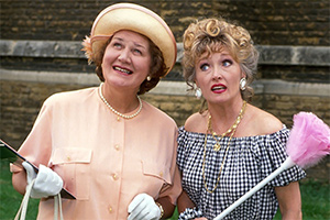 Keeping Up Appearances. Image shows from L to R: Hyacinth Bucket (Patricia Routledge), Rose (Mary Millar)