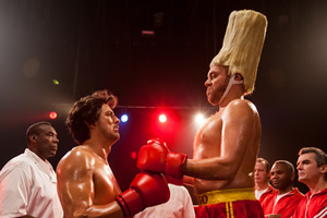 The Keith & Paddy Picture Show. Image shows from L to R: Rocky (Paddy McGuinness), Drago (Leigh Francis). Copyright: Talkback