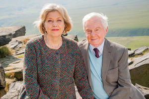 Last Tango In Halifax. Image shows from L to R: Celia (Anne Reid), Alan (Derek Jacobi). Copyright: Red Production Company