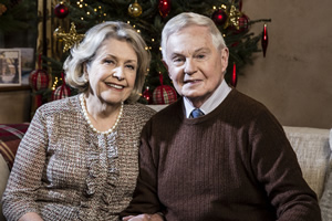 Last Tango In Halifax. Image shows from L to R: Celia (Anne Reid), Alan (Derek Jacobi). Copyright: Red Production Company