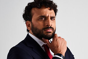 Late Night Mash. Nish Kumar. Copyright: Zeppotron