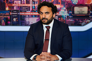 Late Night Mash. Nish Kumar. Copyright: Zeppotron