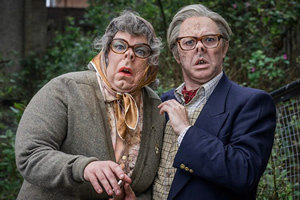 The League Of Gentlemen. Image shows from L to R: Tubbs (Steve Pemberton), Edward (Reece Shearsmith). Copyright: BBC