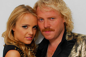 Lemon La Vida Loca. Image shows from L to R: Rosie Parker (Laura Aikman), Keith Lemon (Leigh Francis)