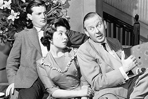 Life With The Lyons. Image shows from L to R: Richard (Richard Lyon), Barbara (Barbara Lyon), Ben (Ben Lyon). Copyright: BBC